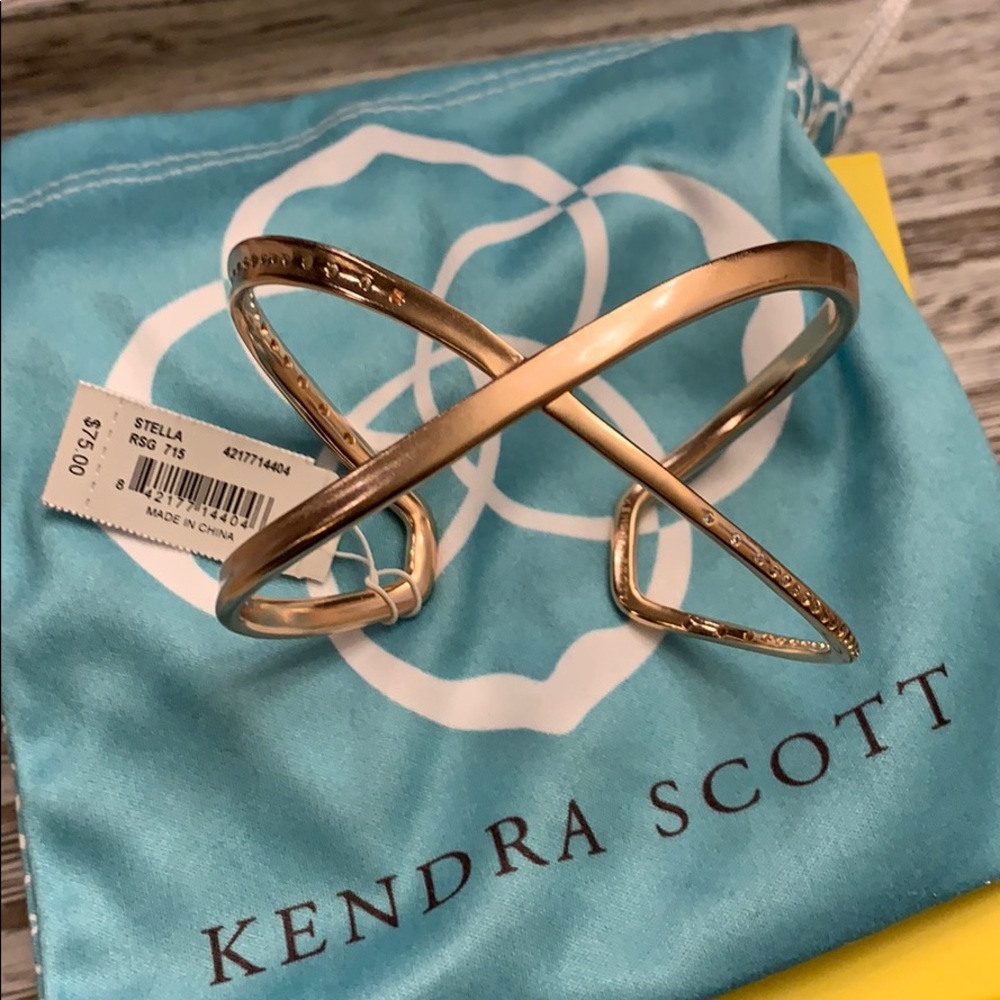 🔥😍Kendra Scott Stella Cuff Bracelet In Rose Gold